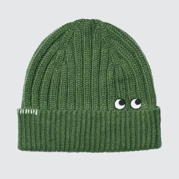 Uniqlo Accessories - Uniqlo x Anya Hindmarch Heattech Beanie - Green
